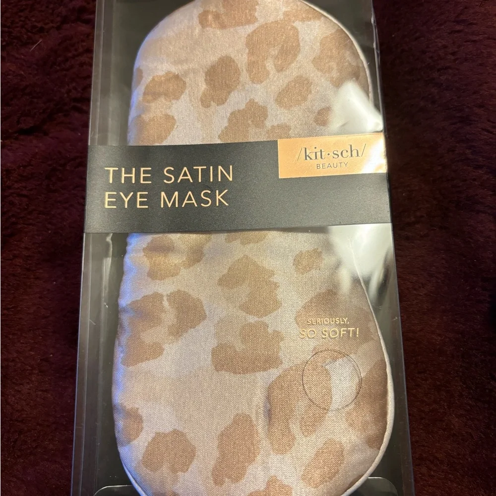 Kitsch Satin Pillowcase & Matching Eye Mask - Picture 3 of 9
